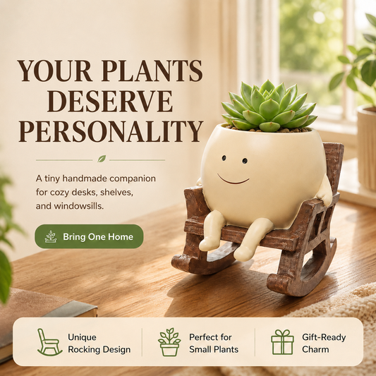 Pebblie™ Rocking Plant Pot